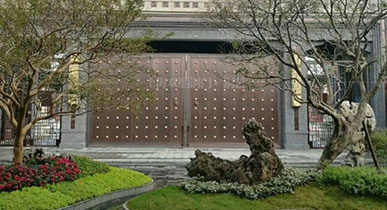 銅門廠家上海雙熙銅藝近日驗收工程圖集
